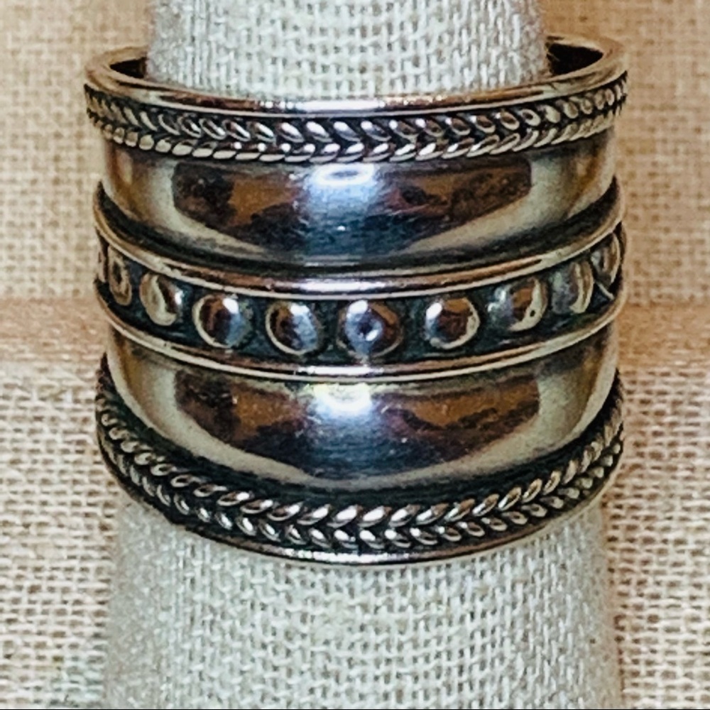 Vintage | Band | Sterling Silver Band | Whimsgoth | Festival - Picture 7 of 15